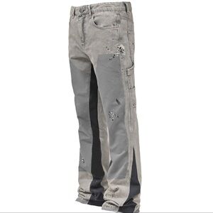 Light Grey Flared Jeans